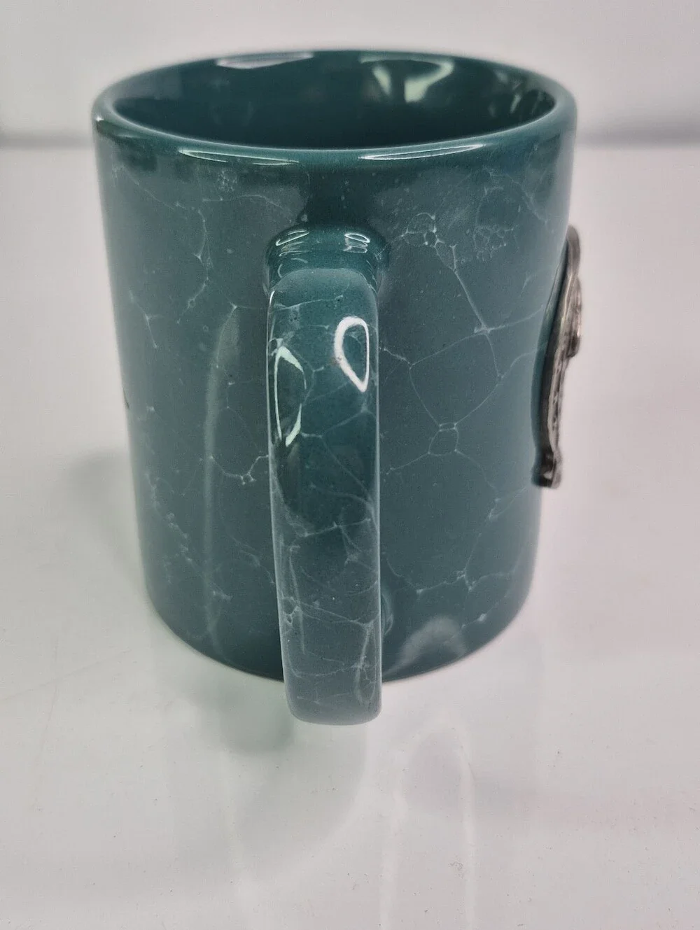 Operation Enduring Freedom Bagram Afghanistan Mug with Metal Insignia.